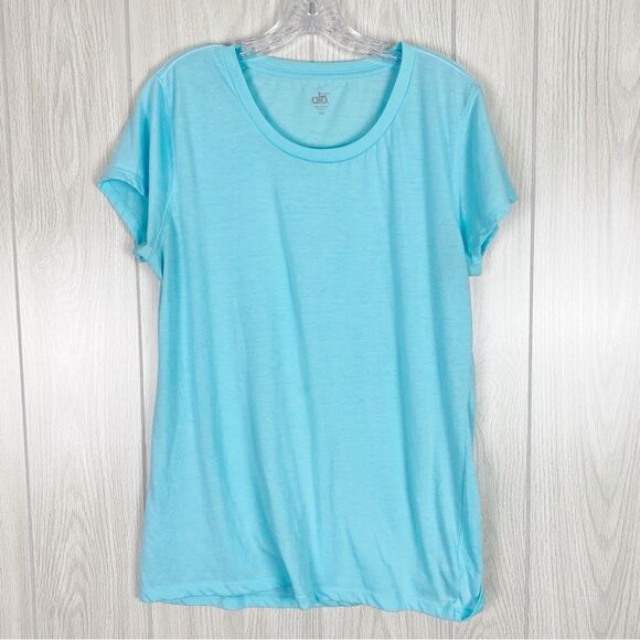 ALO Yoga Tops - ALO Yoga | Light Blue Cool Fit Short Sleeve Tee Size XXL